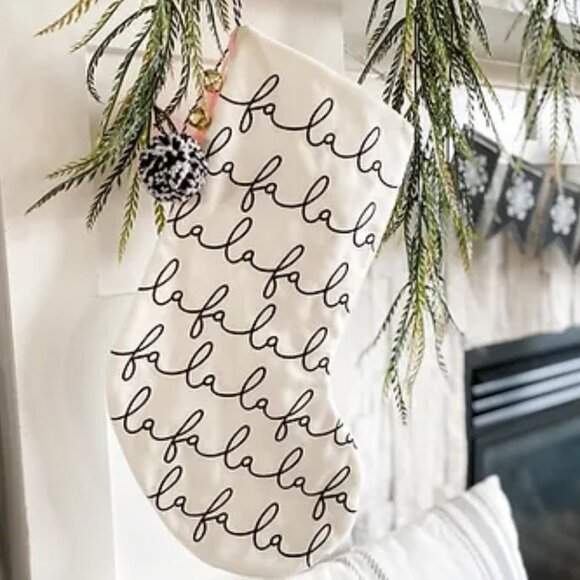 Stephan Baby Other - Stephan Baby Wool Felt Keepsake Christmas Stocking, Fa La La/NWT